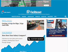 Tablet Screenshot of facilitiesnet.com